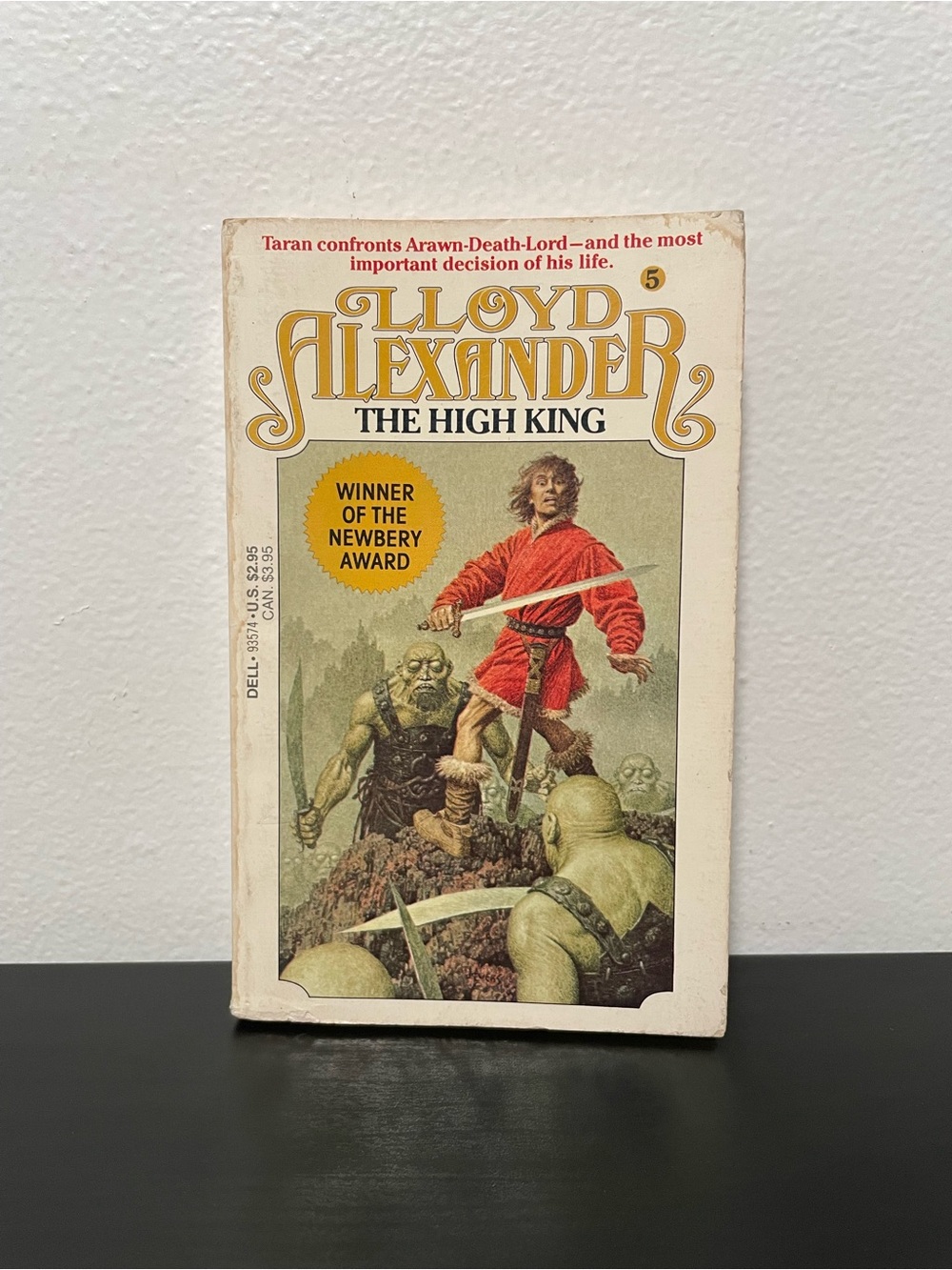 The High King Alexander Lloyd Chronicles of Prydain Book Club Edition 1984